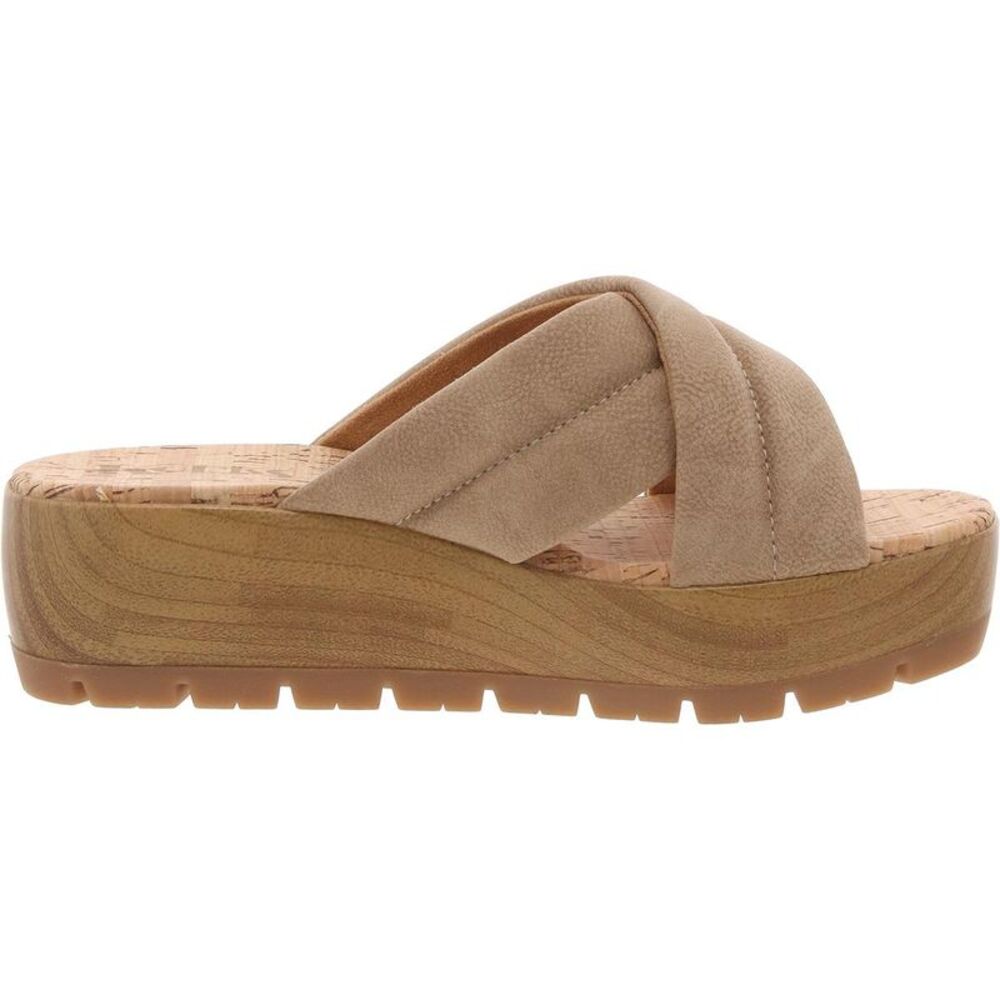 Kork-Ease Tan Platform Sandals - Picture 3 of 3